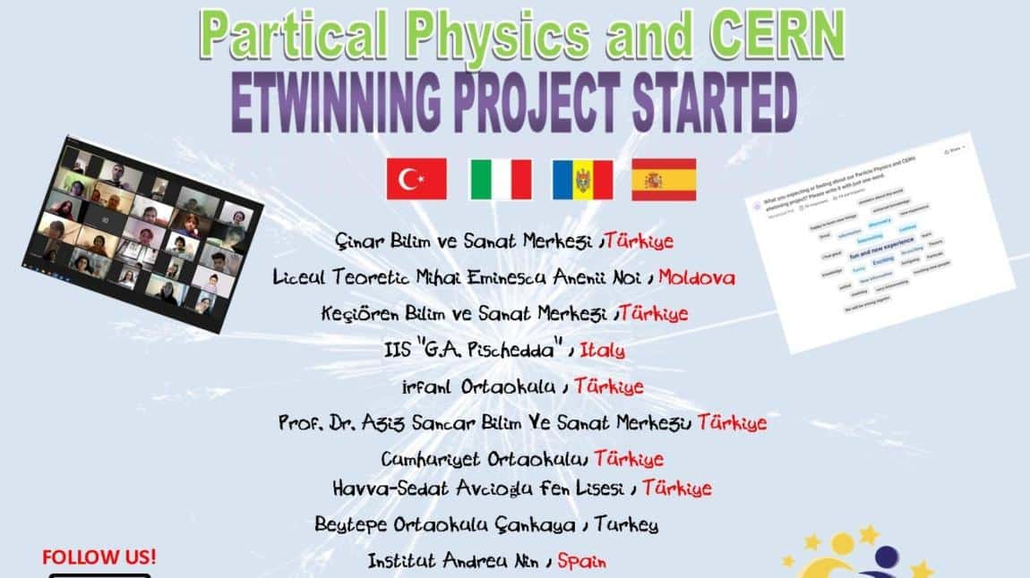 Particle Physics and CERN Etwinning Projemize Başladık!